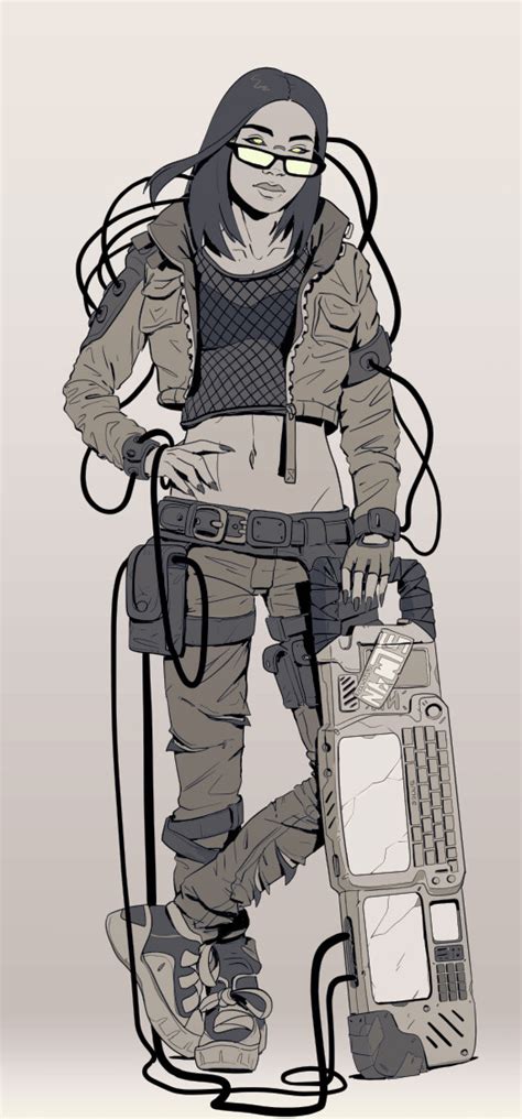 Cyberpunk Character Art Female Cyberpunk Female Cyberpunk 2020