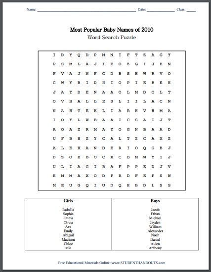 Make Your Own Word Search Free Printable Westcoastfer