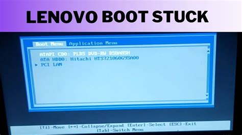 How To Fix Lenovo Stuck At Boot Menu Youtube