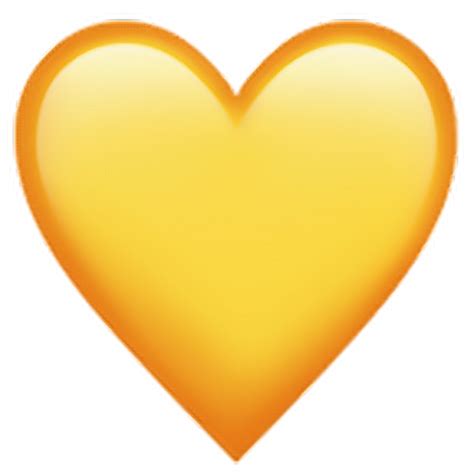 Yellowheartemoji Yellow Heart Emoji