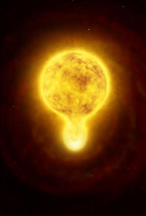 The Largest Known Yellow Star Is Found Hr 5171 It Is 1300 Times