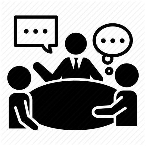 Meeting Icon Png 367084 Free Icons Library