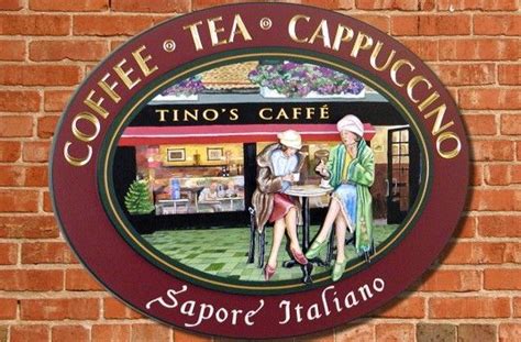 Coffee Tea Cappuccino Cafe Sign Danthonia Cafe Sign Cappuccino