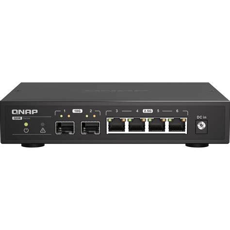 Qnap Qsw 2104 2s 4 Port 25g Unmanaged Switch Qsw 2104 2s Us Bandh