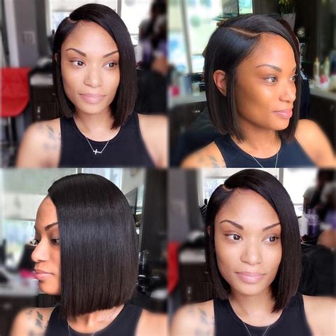 Even in the winters, if you want to go for layers accentuate your hairstyle and of course, needless to say, it also gives and adds a lot of volume to your clingy hair. Pin on Bobs for Black Girls