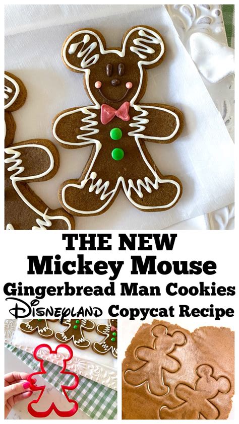 Mickey Mouse Gingerbread Man Cookies Recipe Gingerbread Man Cookies Man Cookies