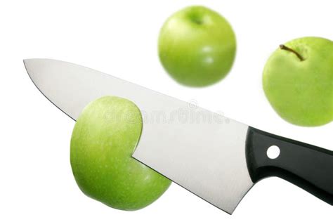 Apple And Knife Stock Image Image Of Cook Healthy Background 27143635