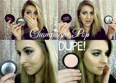 Unexpected Champagne Pop Dupe Nyx Illuminator Makeup Dupes Becca