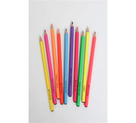 Bright Ideas Neon Colored Pencils Art Therapy