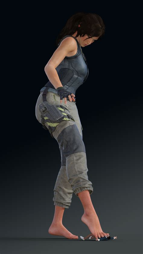 Lara Croft Tramples By Katarinasin On Deviantart