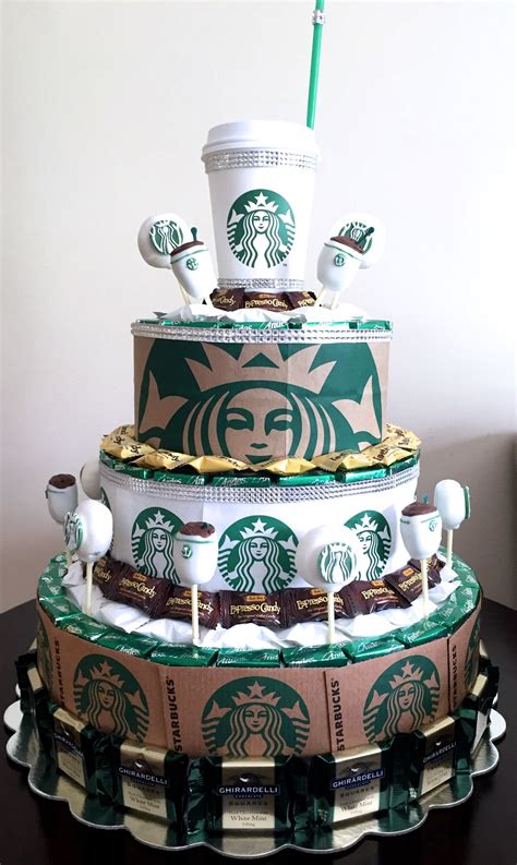 Starbucks Party Starbuckscake In 2020 With Images Starbucks Party