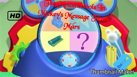 The Mouseketools In Mickeys Message From Mars Youtube