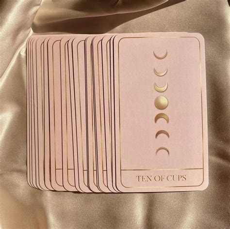 Luna Soleil Tarot Deck 78 Pink Tarot Cards Rose Quartz Etsy