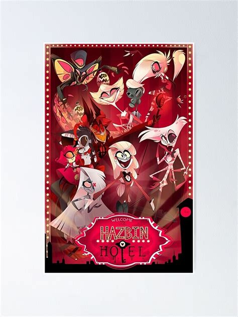 Hazbin Hotel Poster Poster For Sale By Bacongeorge Redbubble