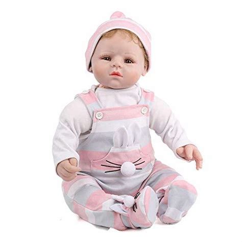 Charex Belly Reborn Baby Dolls Lifelike Soft Silicone Baby Doll22 Inch