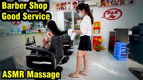 Vietnam Barber Shop Asmr Massage Face Head Massage And Wash Hair Good Service 2021 Youtube