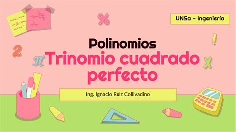 17 Polinomios Trinomio Cuadrado Perfecto Youtube