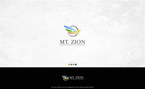 Serious Modern Church Logo Design For Mt Zion Baptist Church By Ned