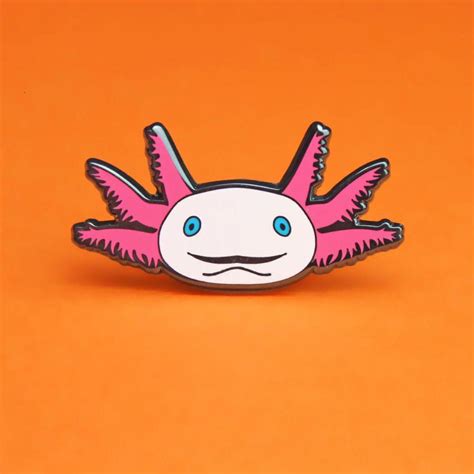 Extreme Largeness Axolotl Enamel Pin Badge Sunrise Direct Free Delivery On Orders Over £40