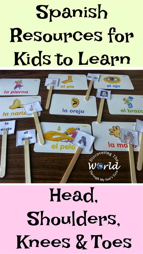 Spanish Head Shoulders Knees And Toes Discovering The World Through