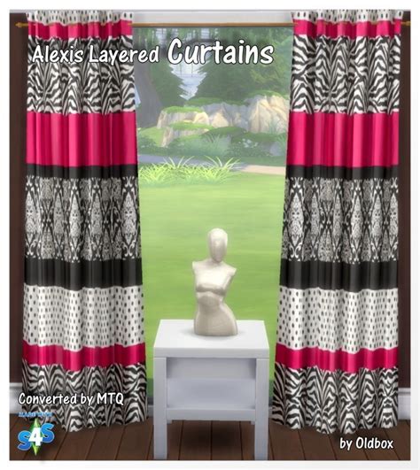Curtains By Oldbox At All 4 Sims Sims 4 Updates