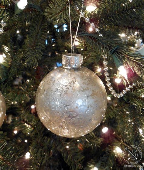 Diy Mercury Glass Christmas Ornaments 99easyrecipes