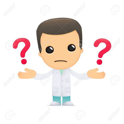 Confused Doctor Clipart