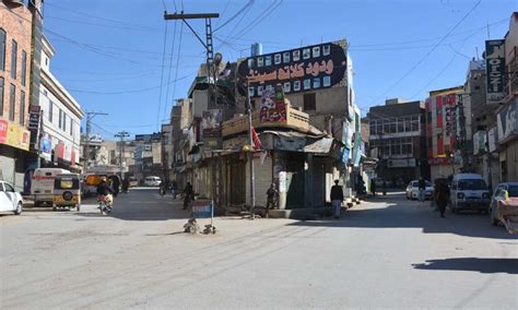 Strike Observed In Quetta To Mourn Suicide Blast Victims Pakistan