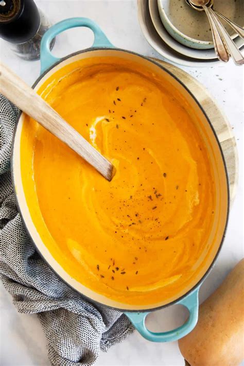 Creamy Roasted Butternut Squash Soup Recipe Savory Nothings
