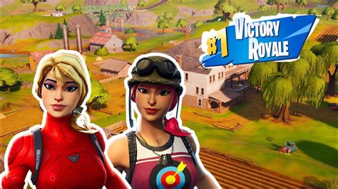 Fortnite Playing Duos 1 Victory Royal Youtube