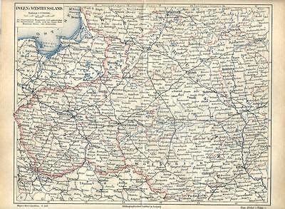 Old World Map Of Poland