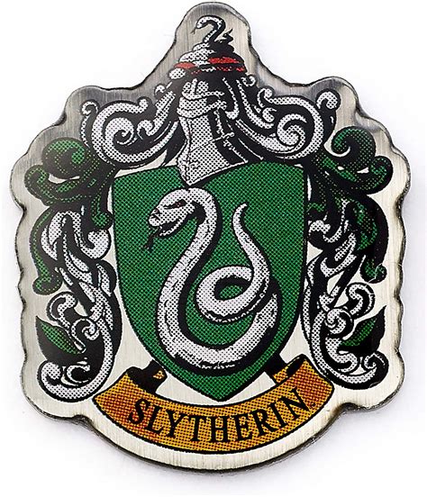 Harry Potter Slytherin Crest Pin Badge Amazonca Clothing Shoes