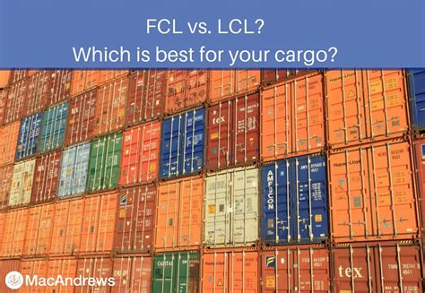 Containers are a convenient way of shipping cargo to overseas destinations. Shipping by FCL or LCL. Which is best suited for your ...