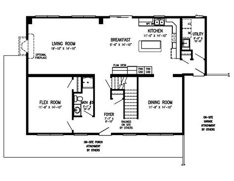 It is an icon with title. Meadow Valley 1st Floor Plan - All American Dream Homes