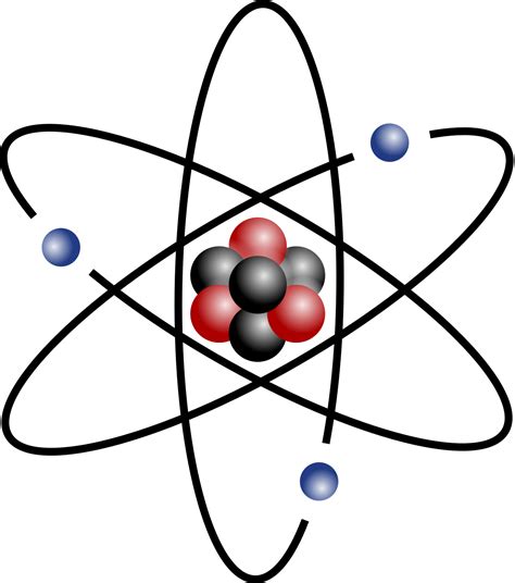 ملفstylised Atom With Three Bohr Model Orbits And Stylised Nucleussvg