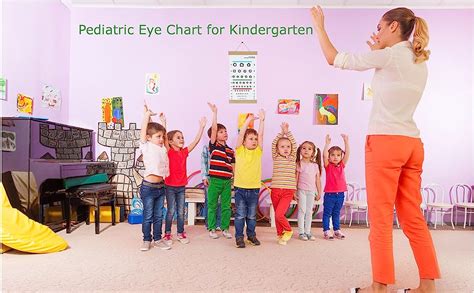 Mua Pediatric Eye Chart For Kindergarten Child Kids Visual Acuity Test