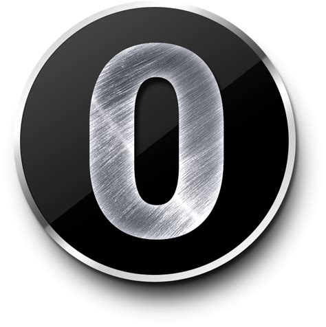 Download Metal Number 0 3d Number 3 Png Png Image With No Background