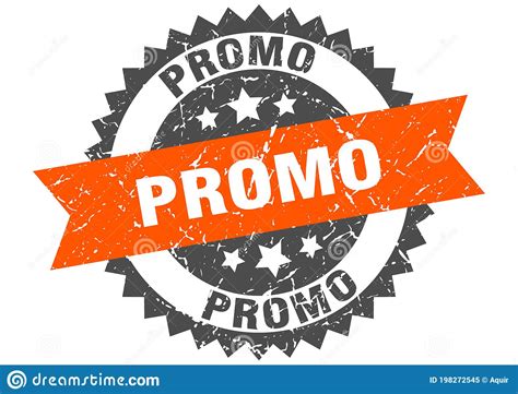 Promo Stamp Promo Grunge Round Sign Stock Vector Illustration Of