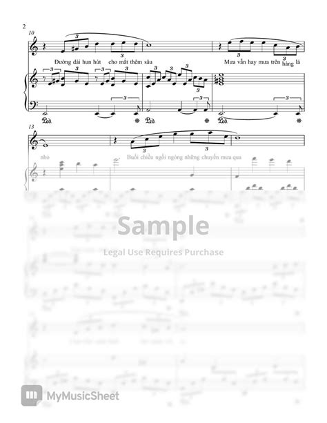 Diem Xua For Flute And Piano Accompaniment Sheet By Hai Mai