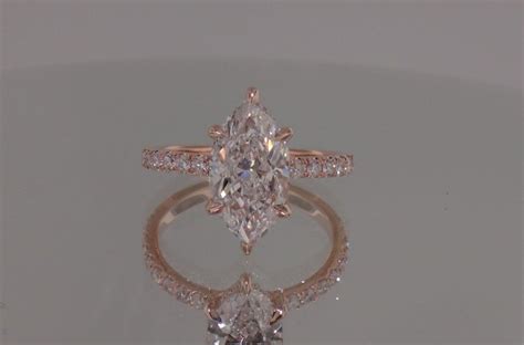 Josh Levkoff Collection Rings 355 Marquise Set Diamonds With Underneath Hal Wedding