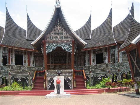 Rumah Gadang House Of Traditional Minangkabau West Sumatra Art And