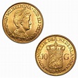 Dutch 10 Guilder coins