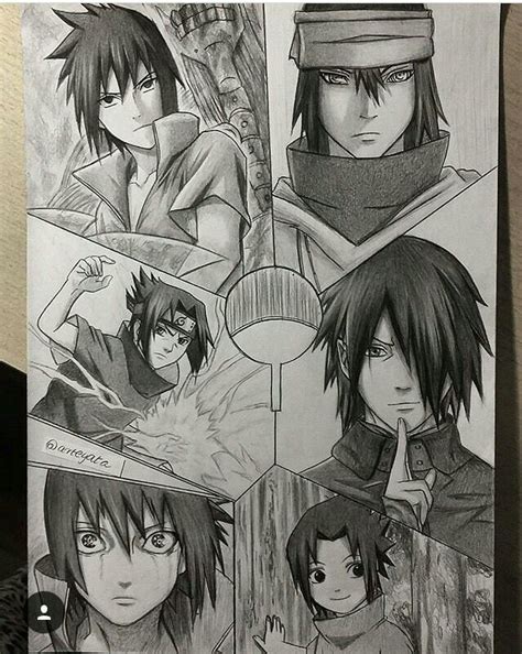 Sasuke Drawing Naruto Amino