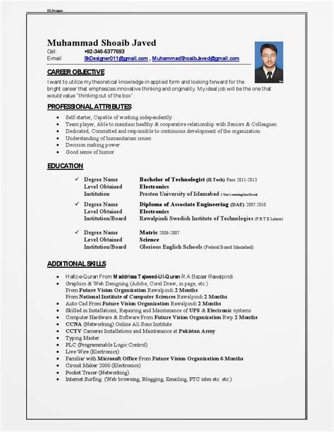 Study each section and see what you can incorporate in your own. Resume format download in word document