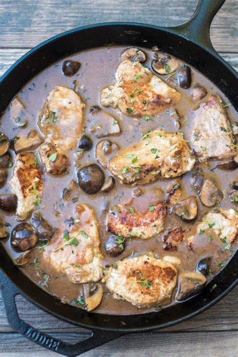 Meat is an important part of a lot of people's diets and should be chosen wisely. Steakhouse Mushroom Pork Loin Medallions smothered in a creamy sauce with steakhouse style ...