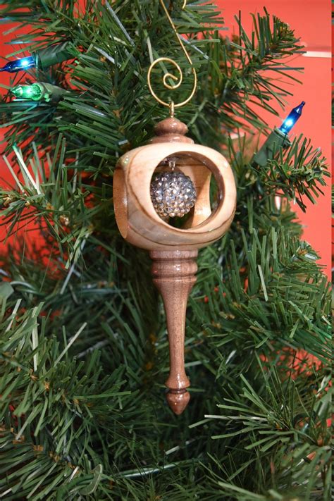 Hand Turned Wooden Christmas Ornament Wooden Pen Tree Shop Wooden