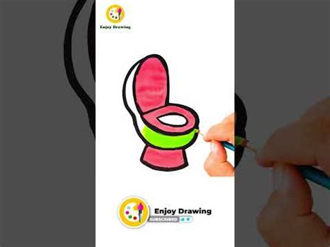 Toilet Drawing How To Draw Toilet Easy For Beginners Enjoy Drawing