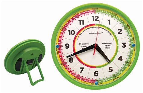 Seconds Minutes And Hours Are Clearly Marked On The 12 Diameter Clock
