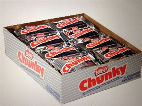 Nestle Chunky Chocolate Single Candy Bars 14 Ounce Pack Of 24 For Sale