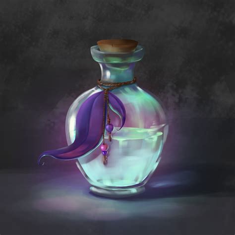 Potion Bottle Bottle Art Fantasy Props Fantasy Art Pen And Paper Bottle Drawing Magic